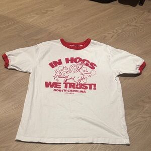 NC hogs vintage tshirt